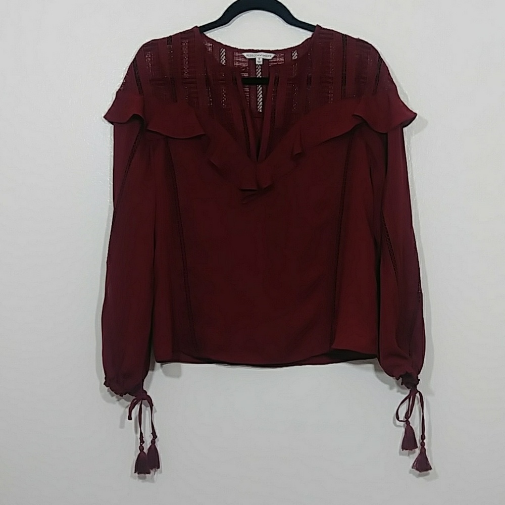 Rebbeca Minkoff ruffle blouse